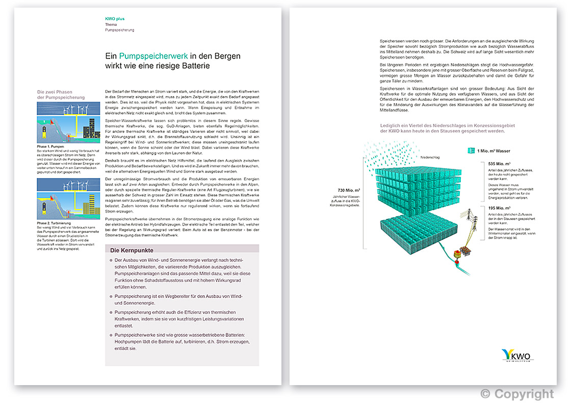 A4, doppelseitiges Informationsblatt: Illustration, Typografie und Layout-Design 